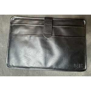 BÉIS Black Padded Laptop Sleeve Protective Zip Case Minimalist Tech Accessory